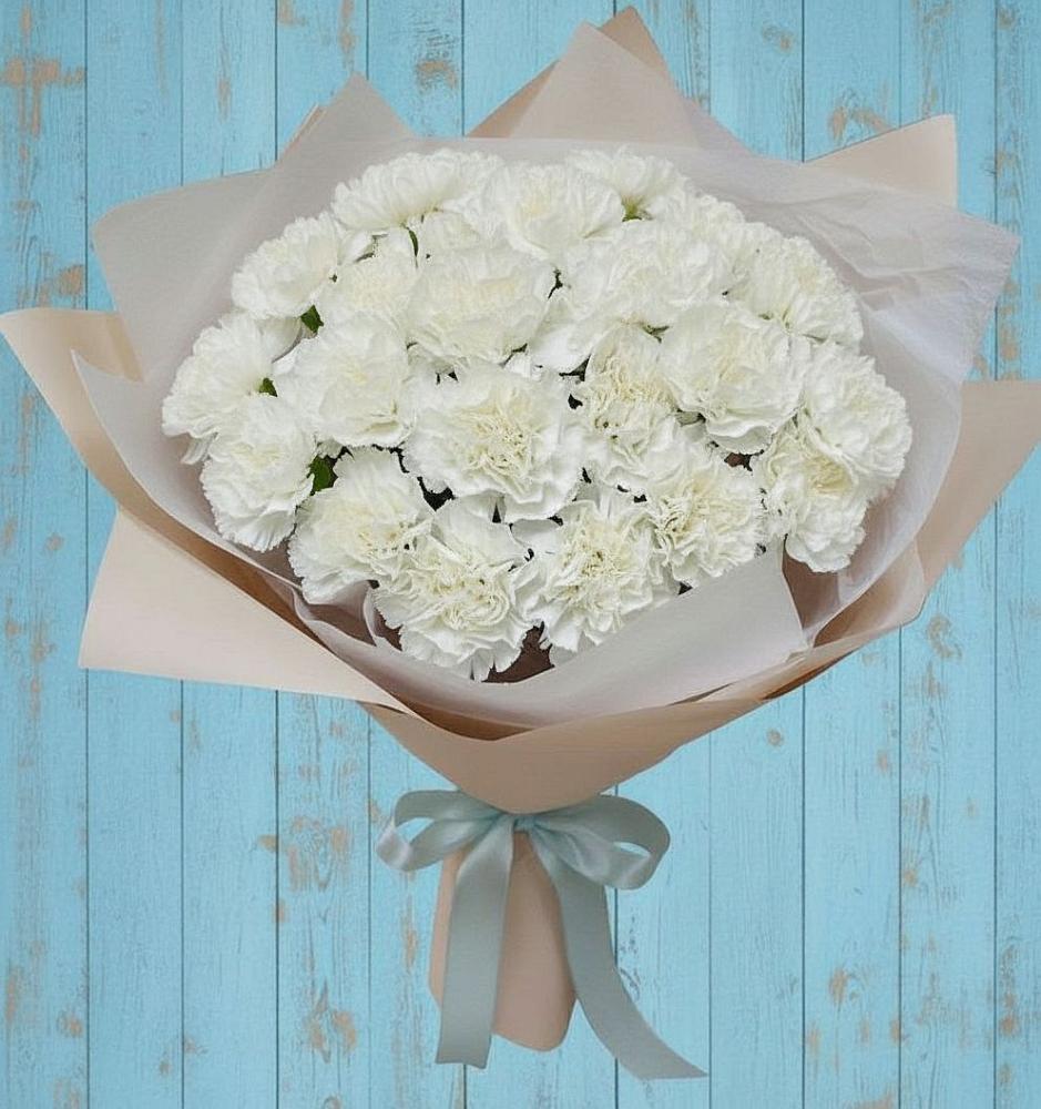 Букет цветов из: Гвоздики в Молодежном