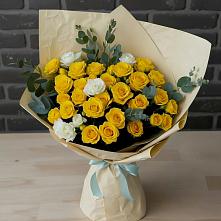 Букет цветов из:  Розы #REPLACE_PRED# Молодежном