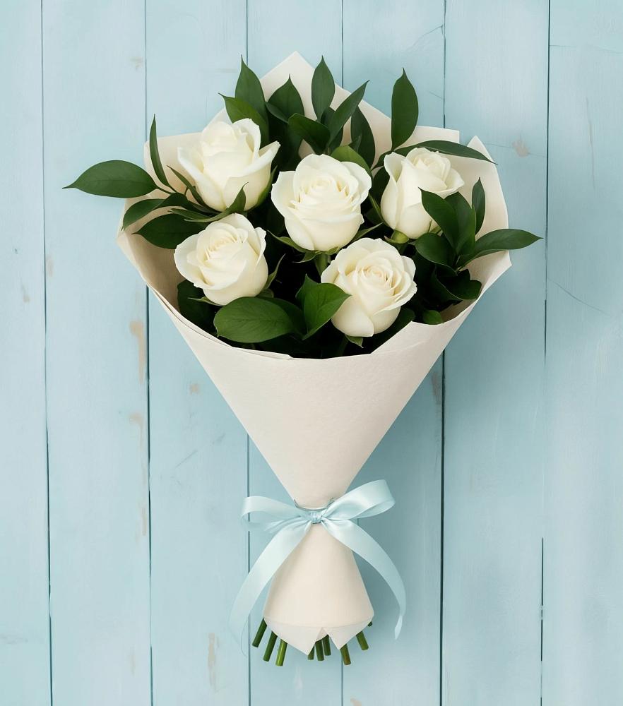 Букет цветов из: Розы в Молодежном