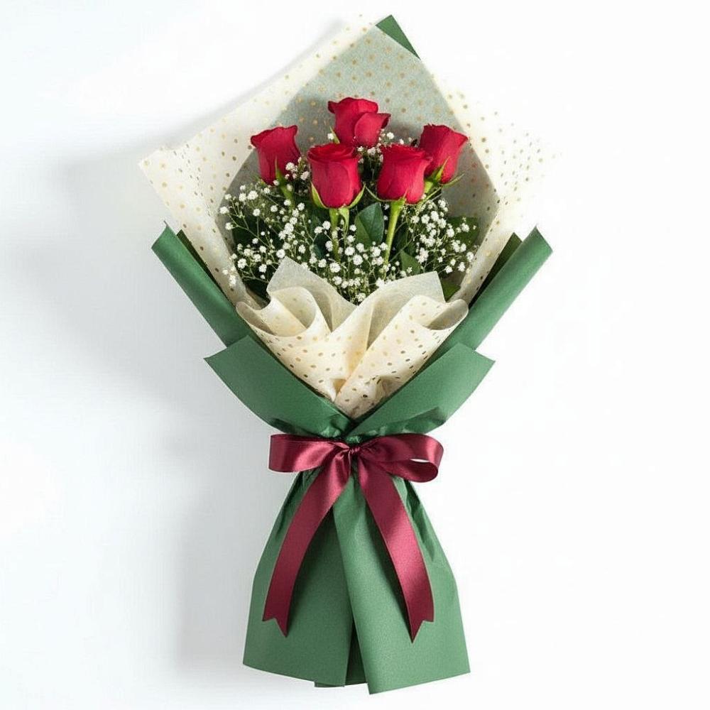 Букет цветов из: Розы в Молодежном