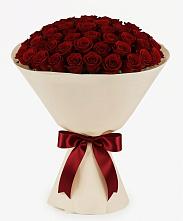 Букет 101 Бордовая роза Блэк Бакарра в Молодежном