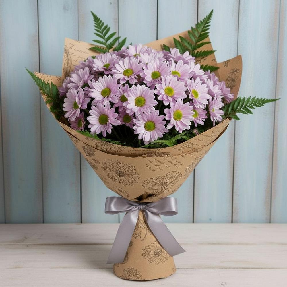 Букет цветов из: Хризантемы в Молодежном
