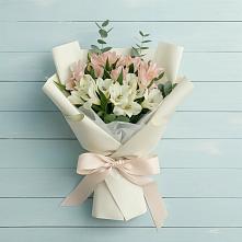 Букет цветов из:  Альстромерии в Молодежном