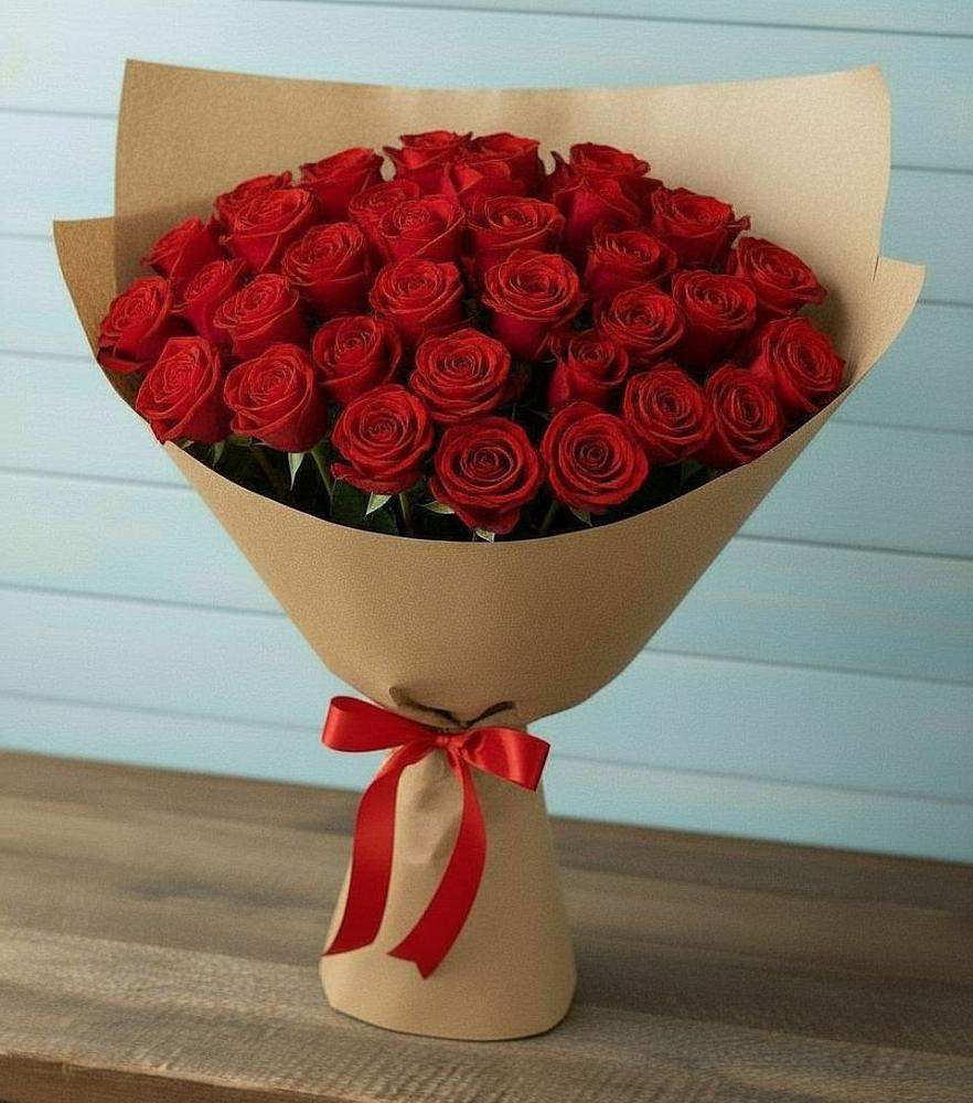 Букет Красные розы Милано в Молодежном