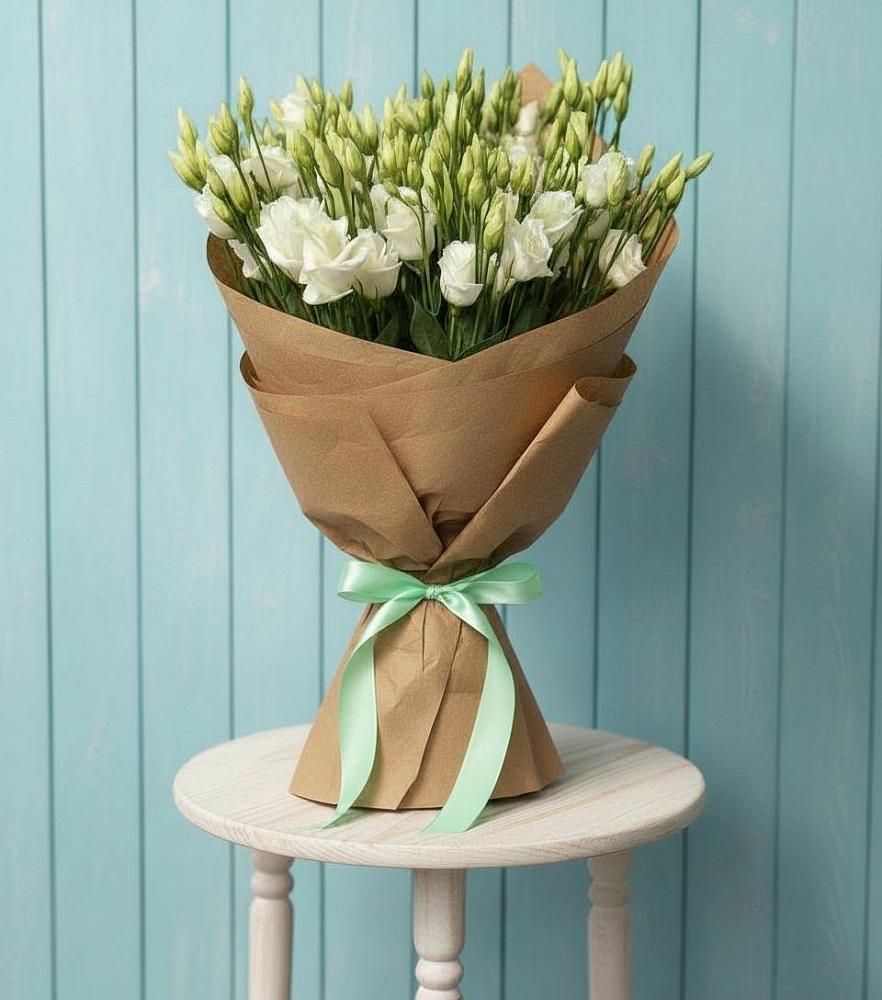 Букет цветов из: Лизиантусы в Молодежном