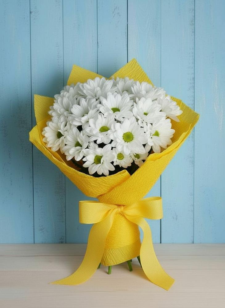 Букет цветов из: Хризантемы в Молодежном
