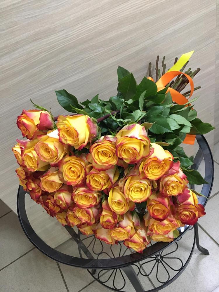 Букет Желтые розы в Молодежном