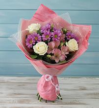 Букет цветов из:  Герберы в Молодежном