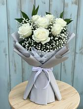 Букет цветов из:  Розы в Молодежном