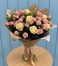 Букет цветов из:  Розы в Молодежном