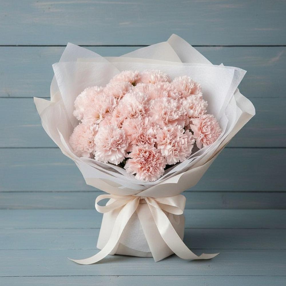 Букет цветов из: Гвоздики в Молодежном