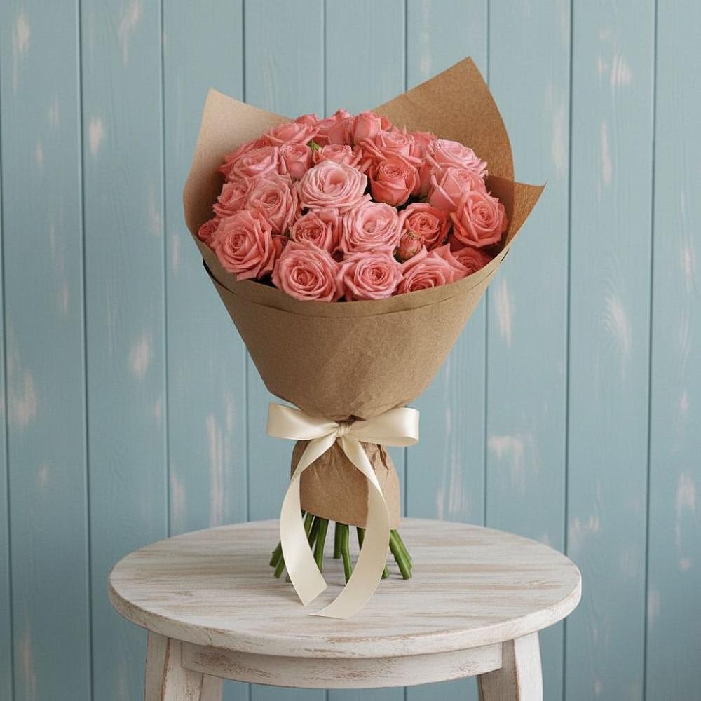 Букет цветов из: Розы в Молодежном