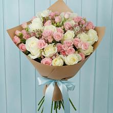 Букет цветов из:  Розы в Молодежном